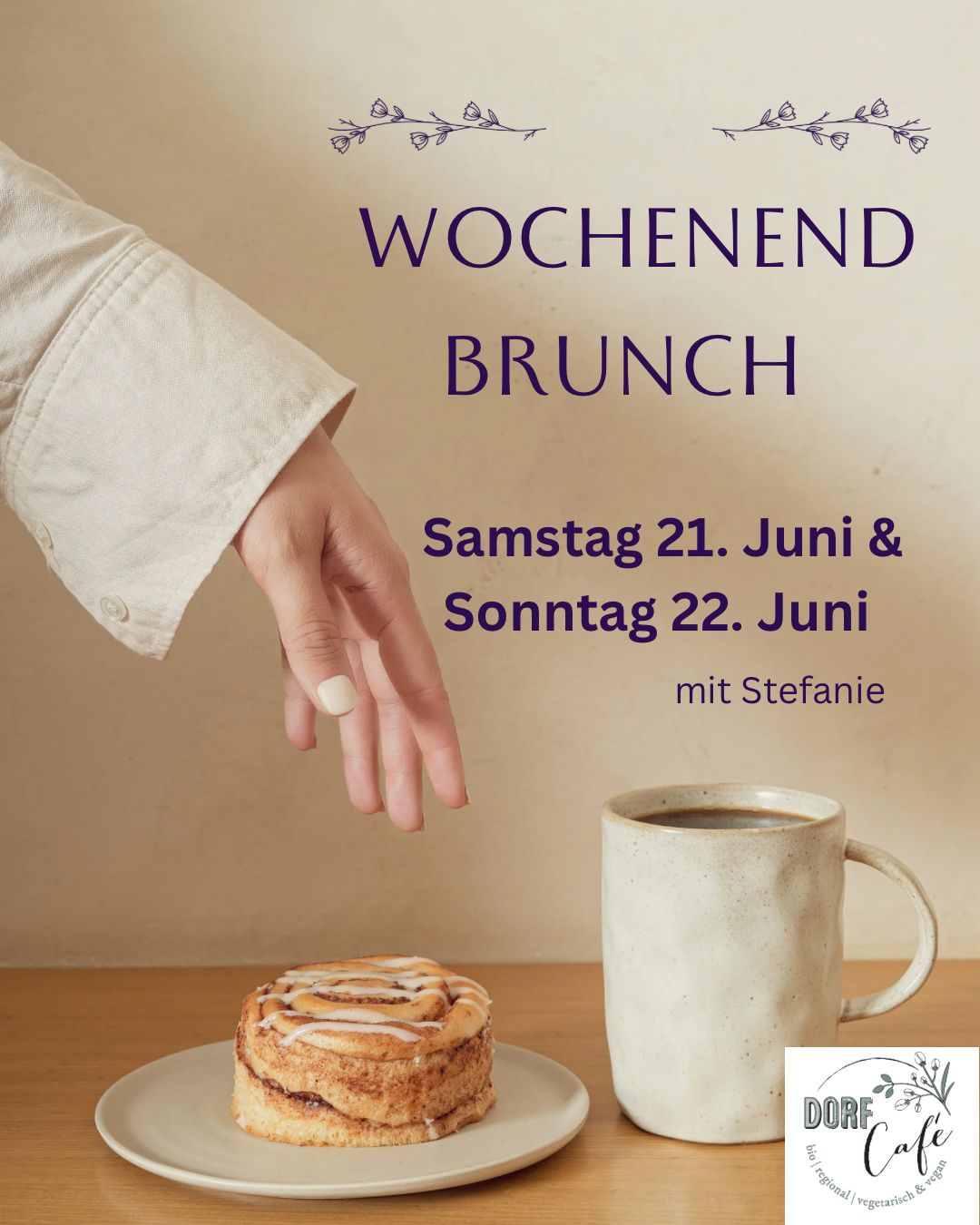 Wochenend Brunch Juni Öffnungszeiten Café