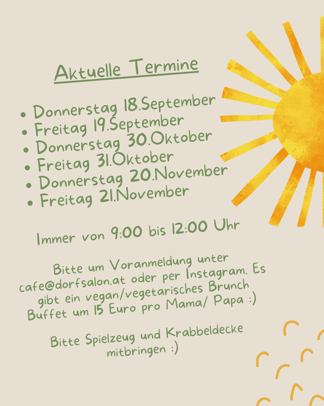 2 (4) Juni Öffnungszeiten Café